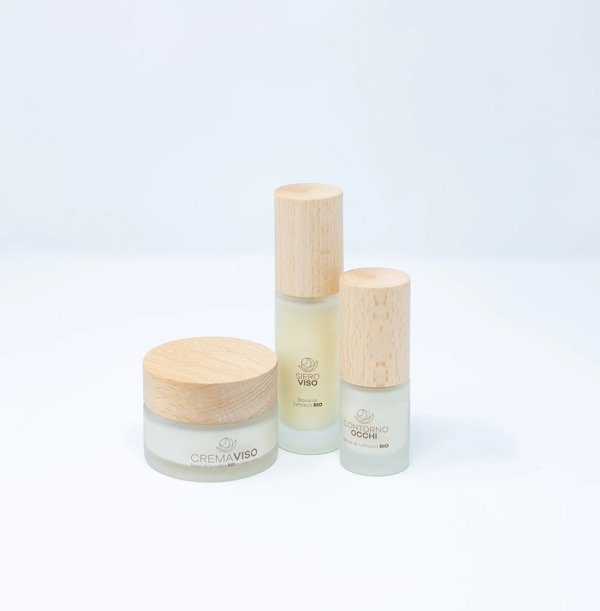 Kit trattamento viso completo - Crema Viso 81,5%, Siero 84,1% e Contorno occhi 80,3%